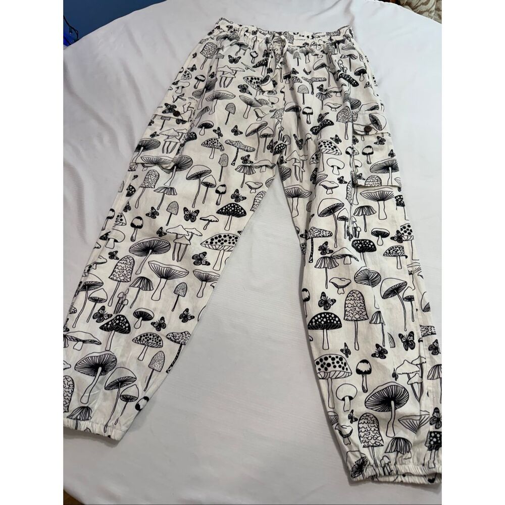 Rising International Mushroom Hippie Boho Pants Size XL
